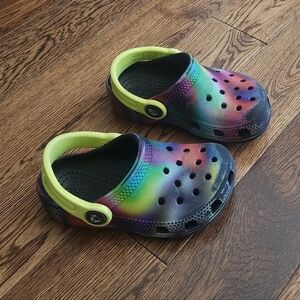 Crocs Baby Multicolor Clogs Size 7c